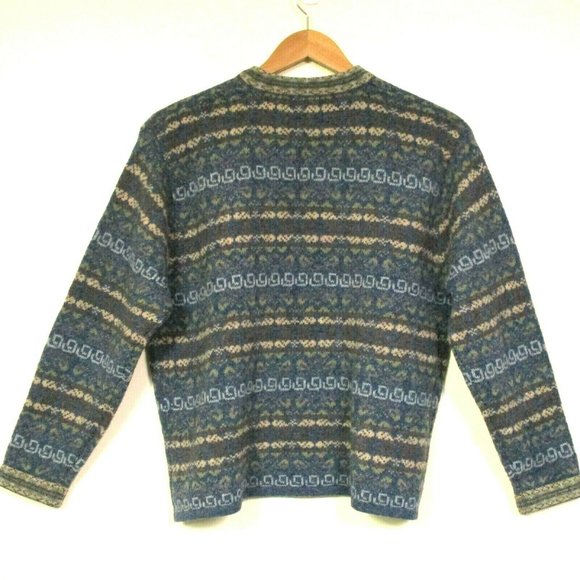 Squaw Valley 100% Wool Nordic Cardigan Size Large - Picture 5 of 6